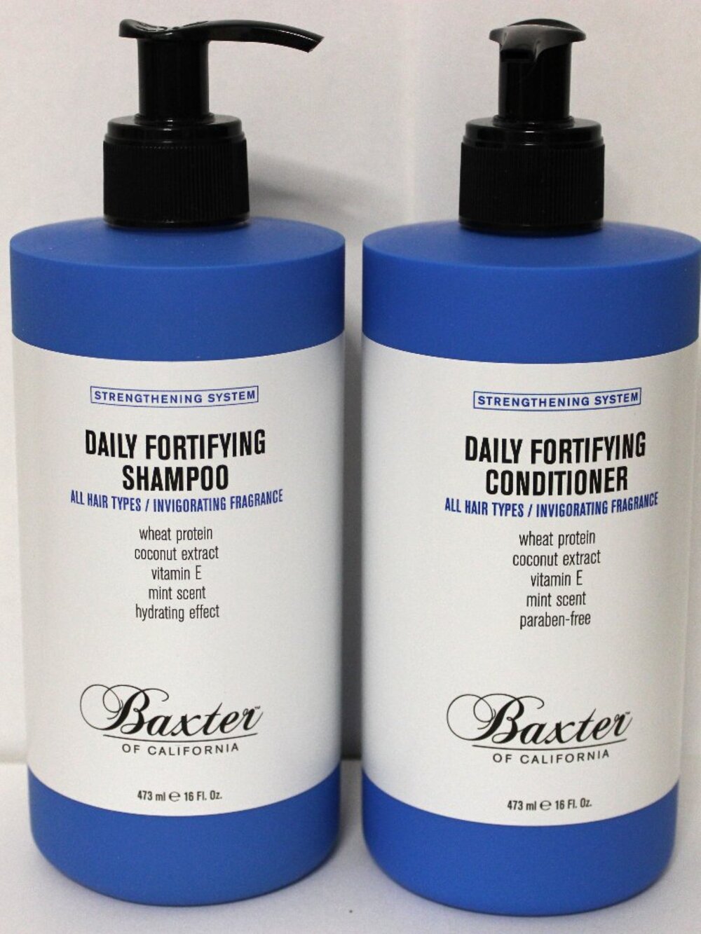 Baxter of California DAILY FORTIFYING SHAMPOO / Conditioner 16 oz